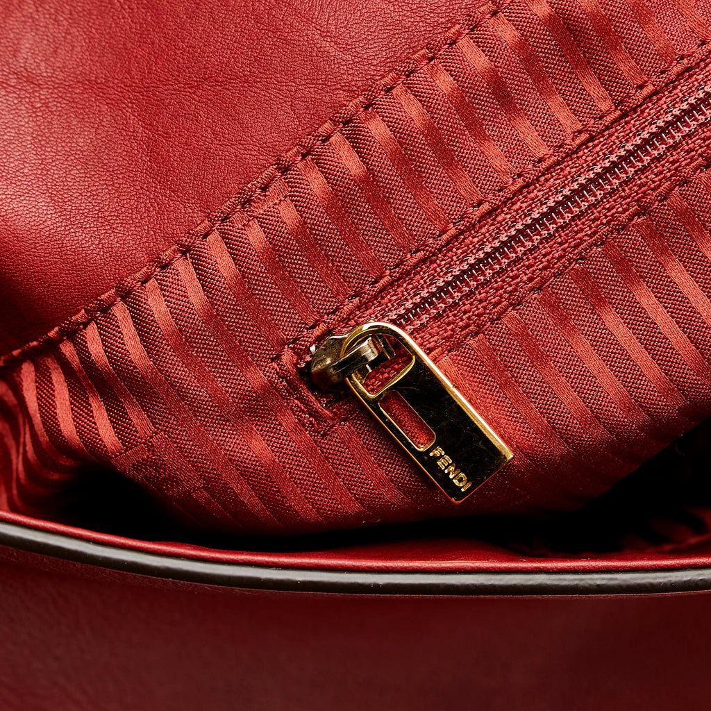 Fendi Mamma Forever Leather Shoulder Bag