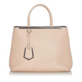 Fendi Medium 2Jours Leather Tote Bag