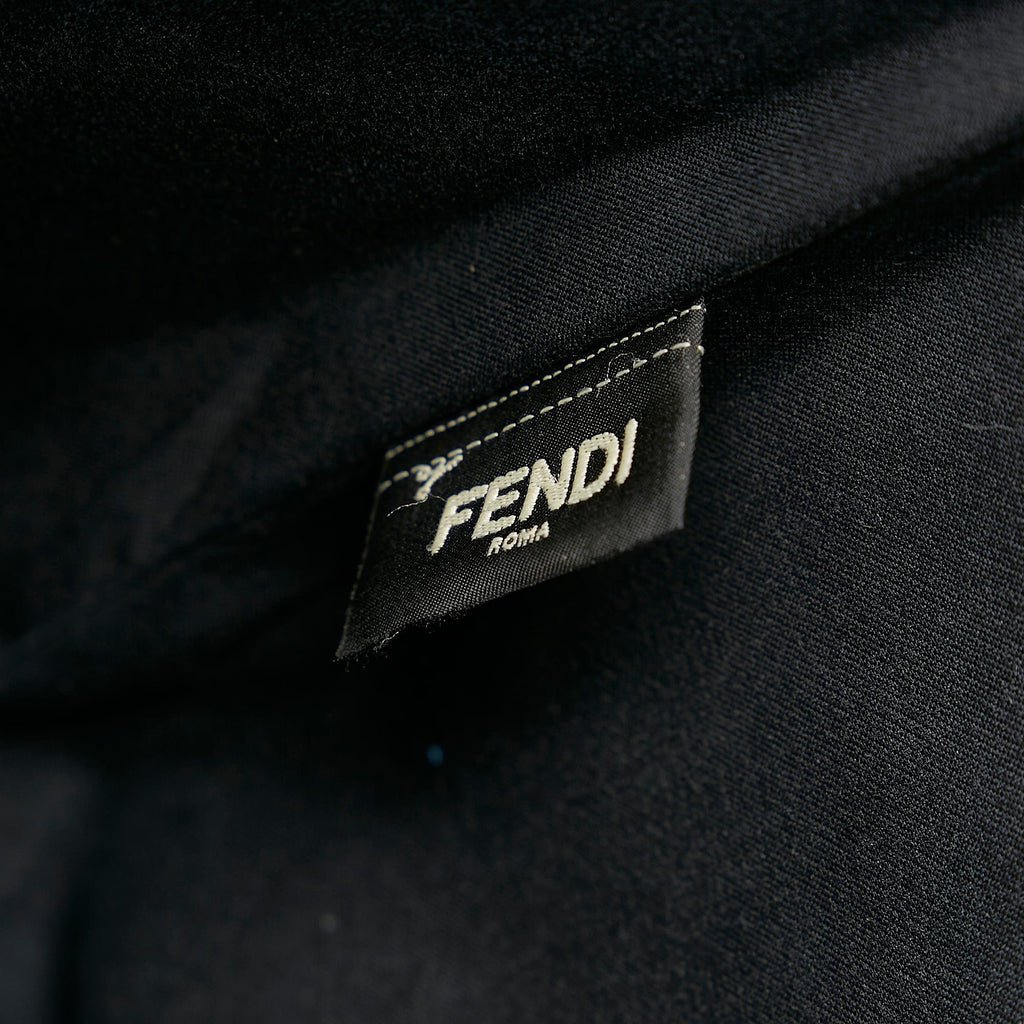 Fendi Medium Monster Roll Leather Tote Bag