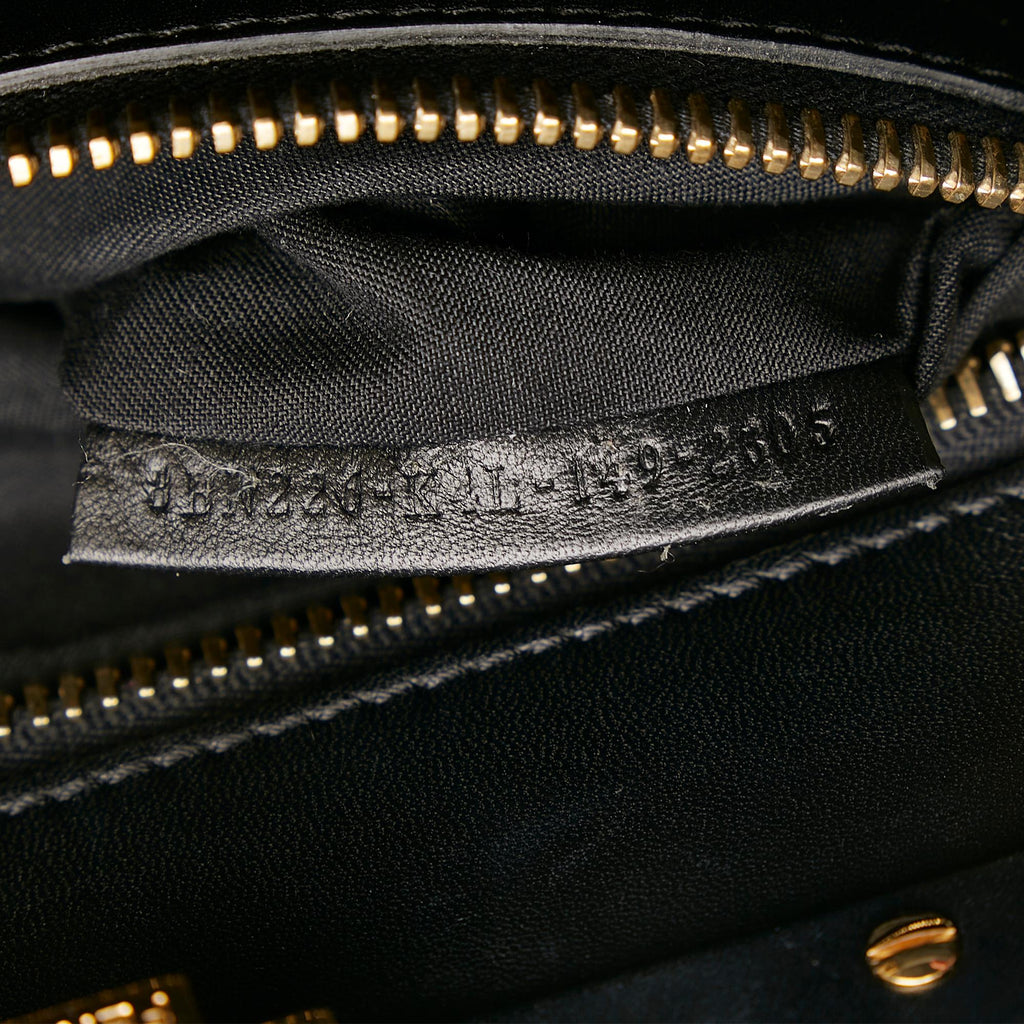 Fendi Medium Peekaboo Leather Satchel