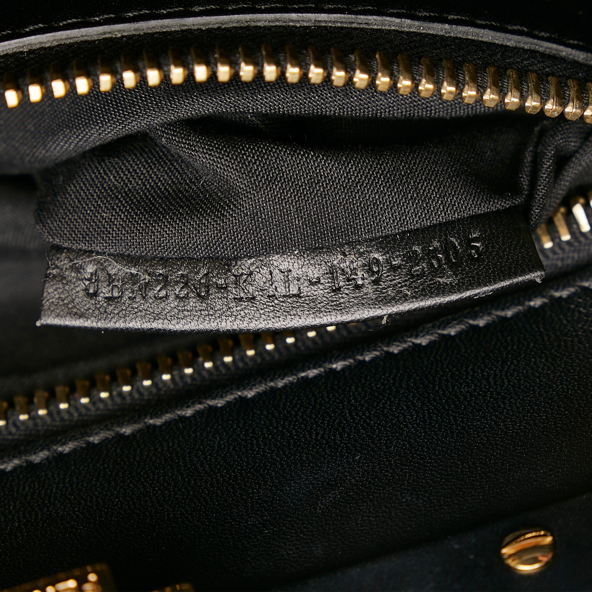 Fendi Medium Peekaboo Leather Satchel