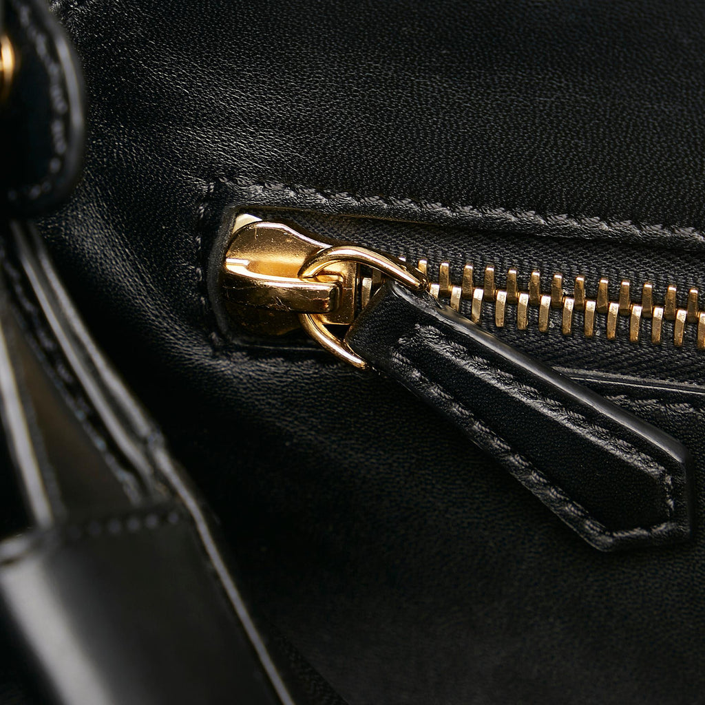 Fendi Medium Peekaboo Leather Satchel