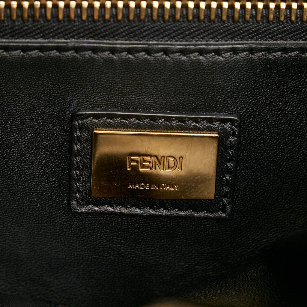 Fendi Medium Peekaboo Leather Satchel