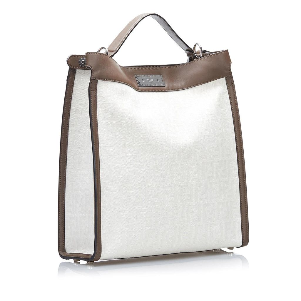 Fendi Medium Zucca Peekaboo X-Lite Satchel