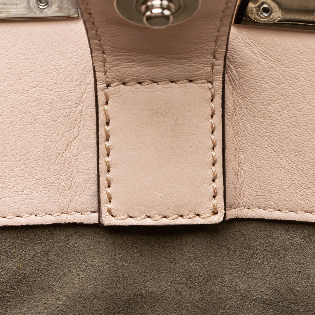 Fendi Metallic Calfskin Bi Color 3Jours Tote