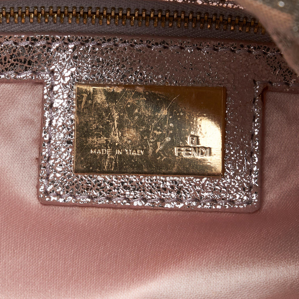 Fendi Metallic Zucchino Baguette