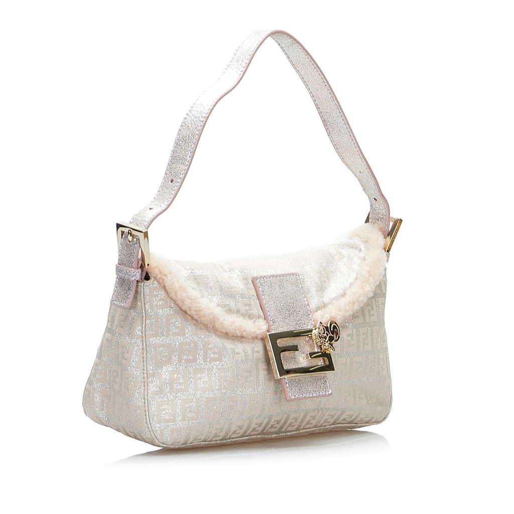 Fendi Metallic Zucchino Baguette