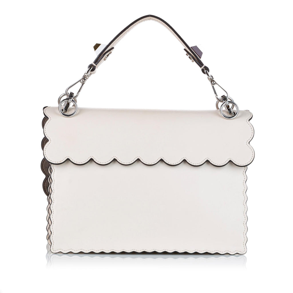 Fendi Mini Kan I Leather Satchel