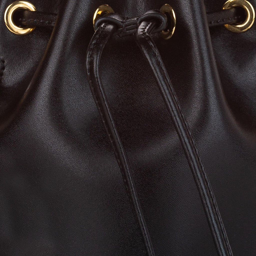 Fendi Mini Mon Tresor Leather Bucket Bag