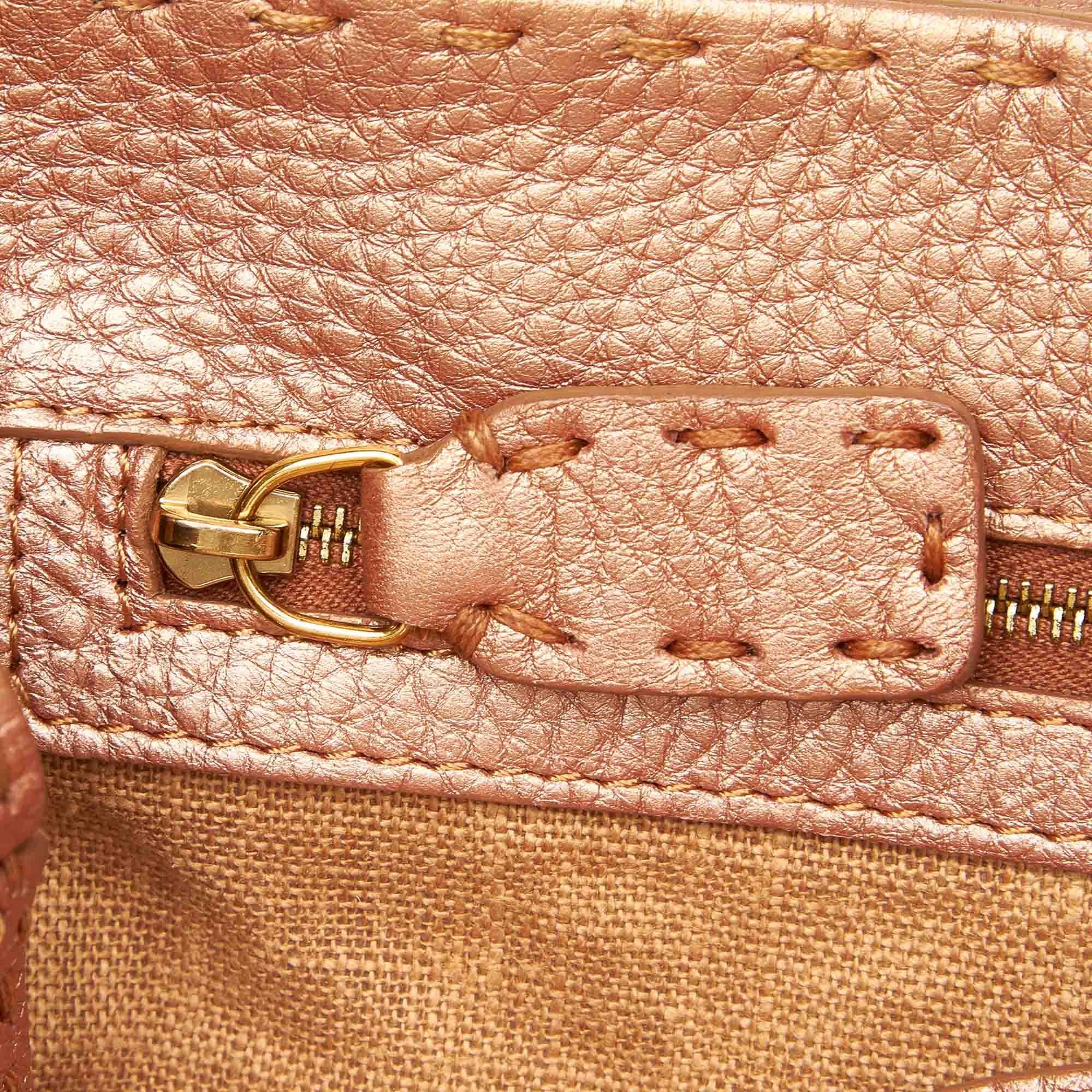 Fendi Mini Selleria Linda Leather Handbag