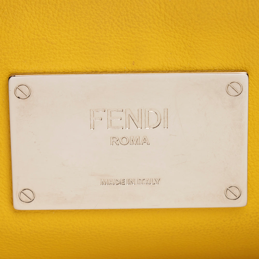 Fendi Nappa Embossed FF 1974 Peekaboo X Lite Bag