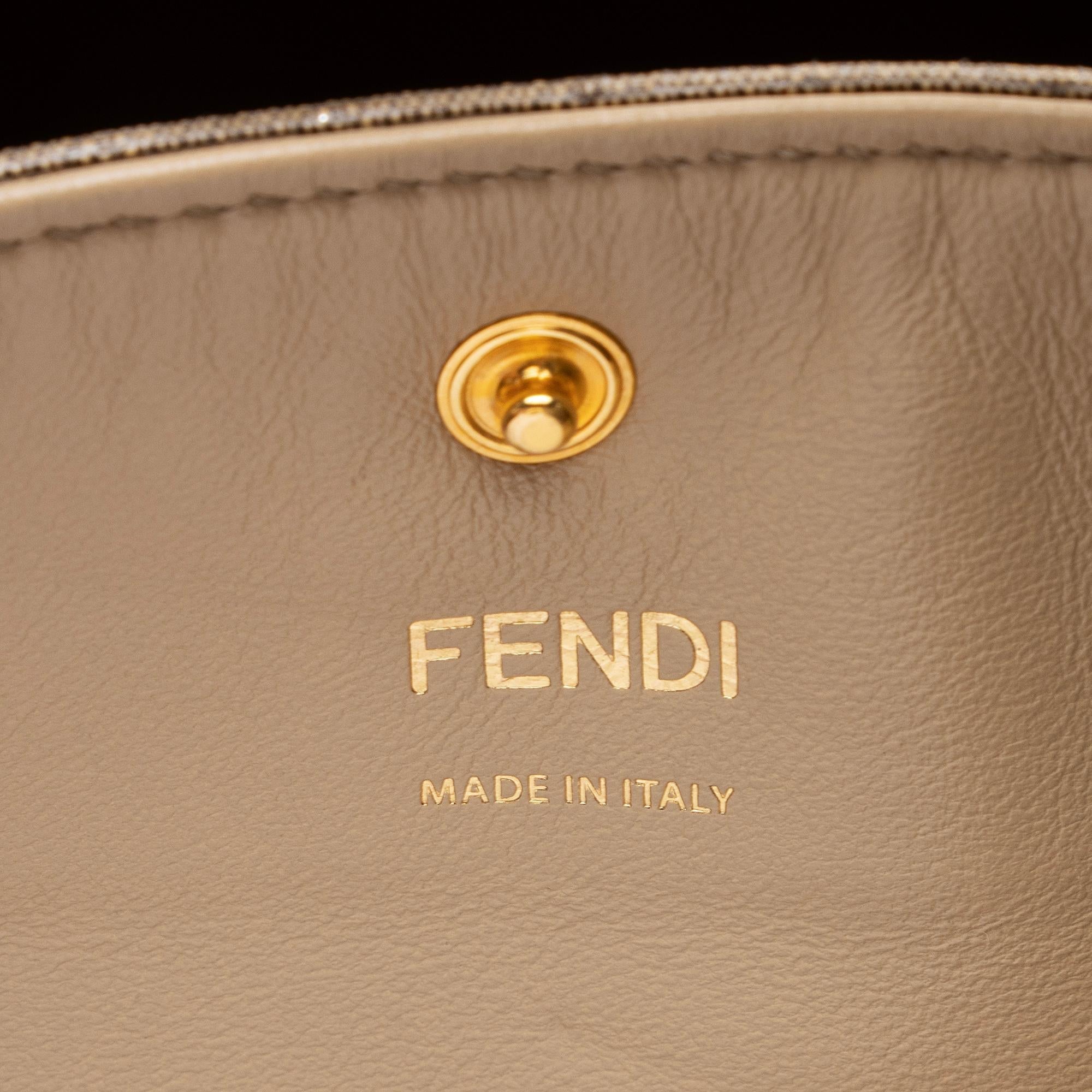 Fendi Nappa Leather Peekaboo X Lite Large Satchel