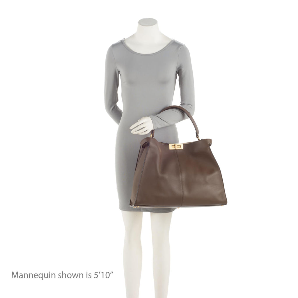 Fendi Nappa Leather Peekaboo X Lite Large Satchel