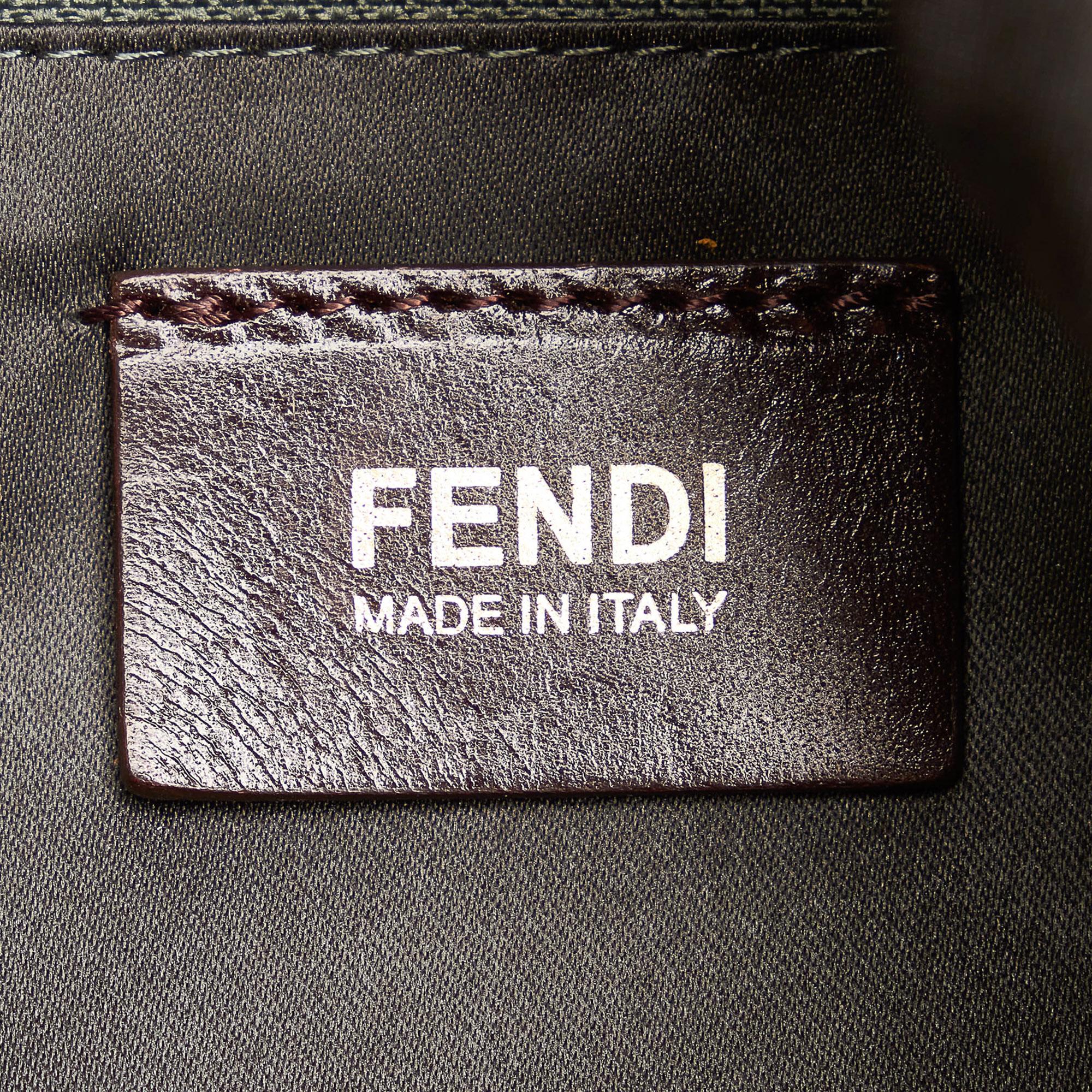 Fendi Nubuck Mamma Forever Shoulder Bag