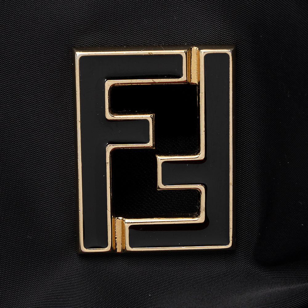 Fendi Nylon Logo Small Tote