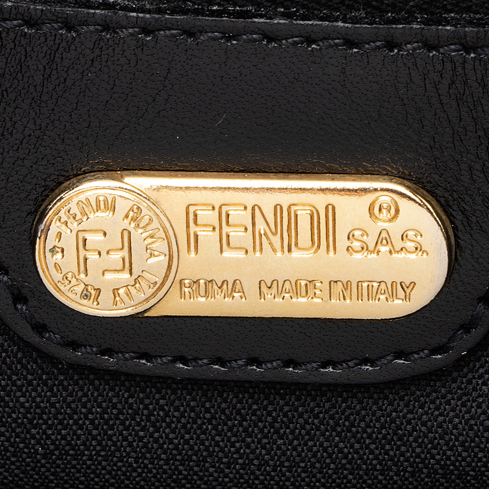 Fendi Nylon Logo Small Tote