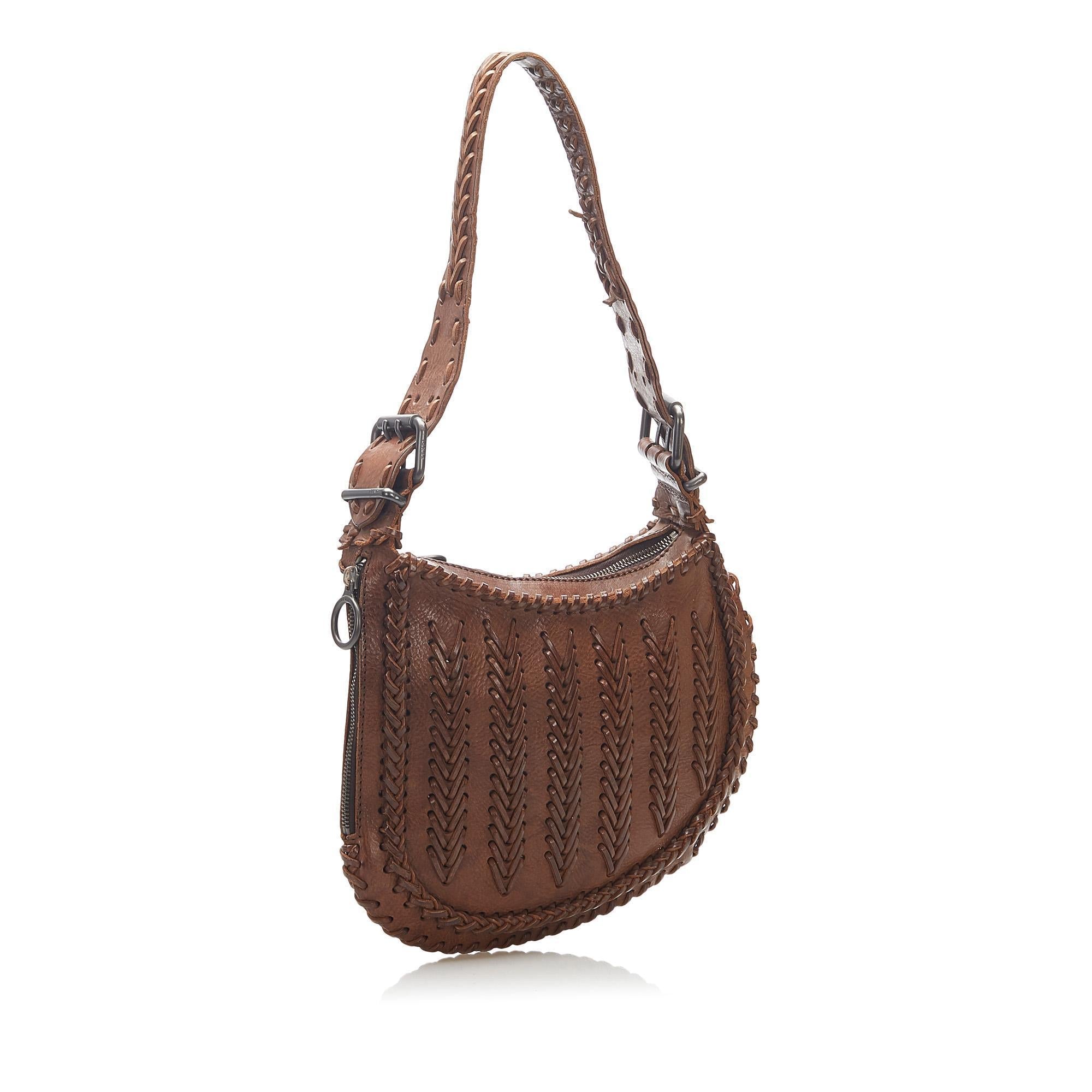 Fendi Oyster Leather Hobo Bag (SHG-16193)