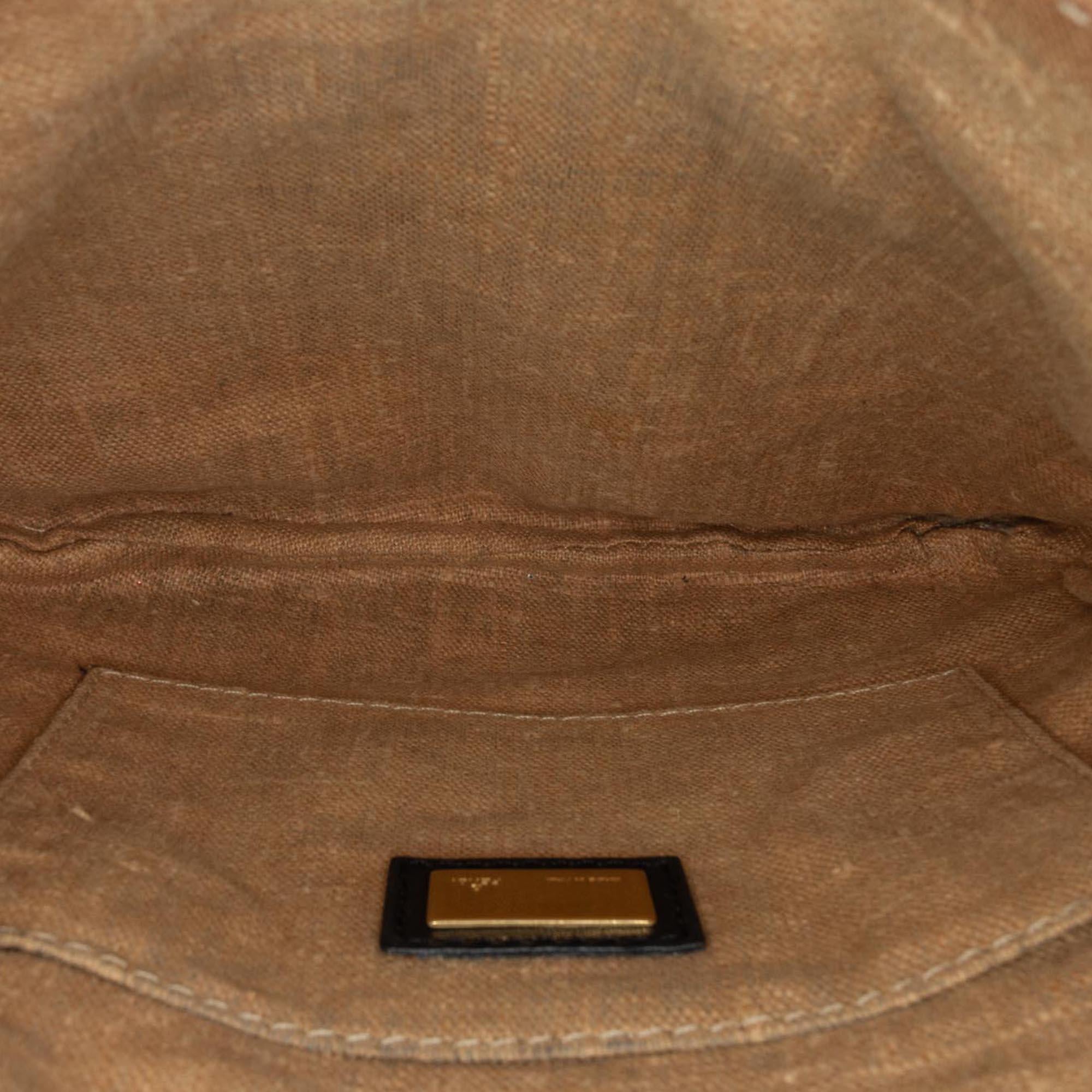 Fendi Oyster Leather Shoulder Bag