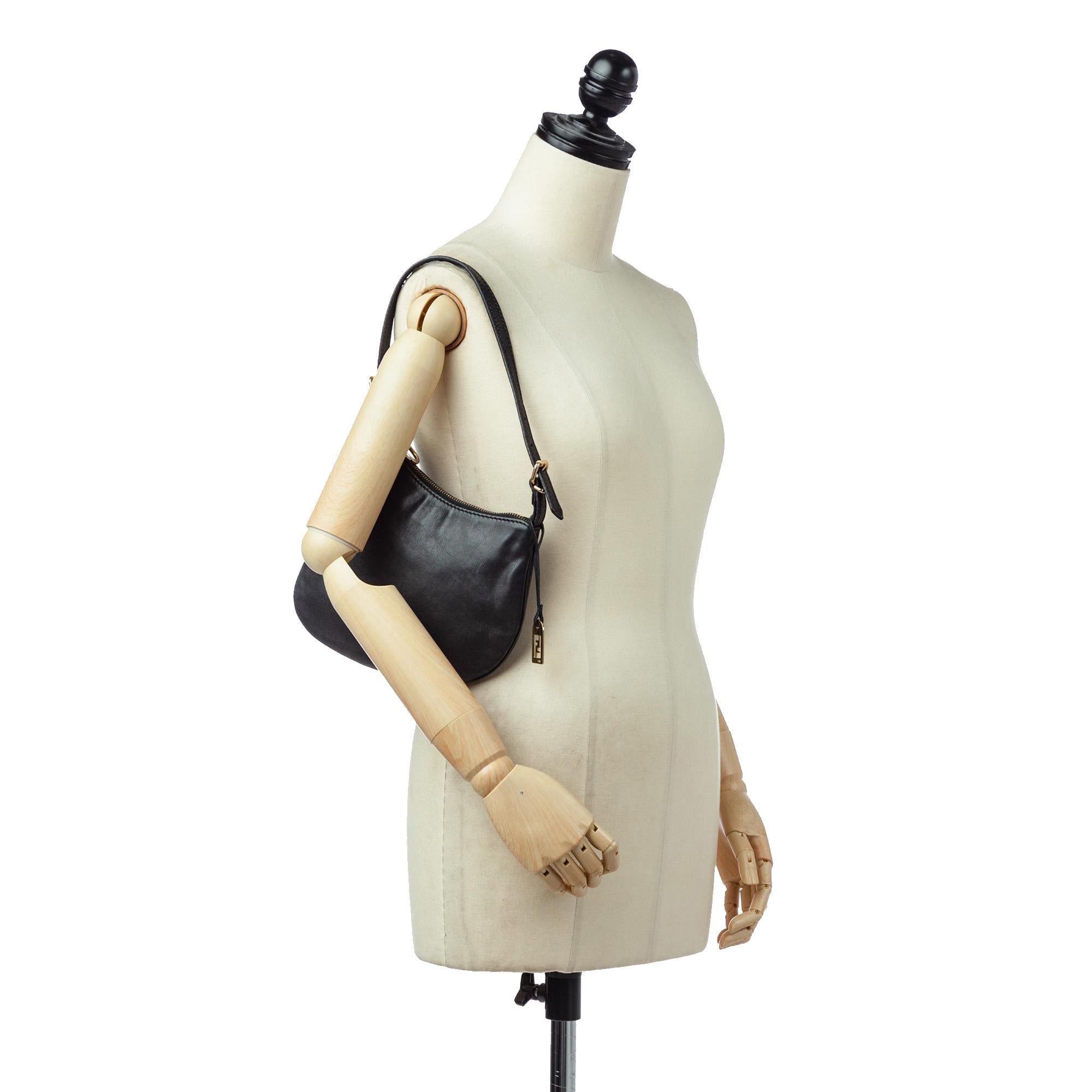 Fendi Oyster Leather Shoulder Bag