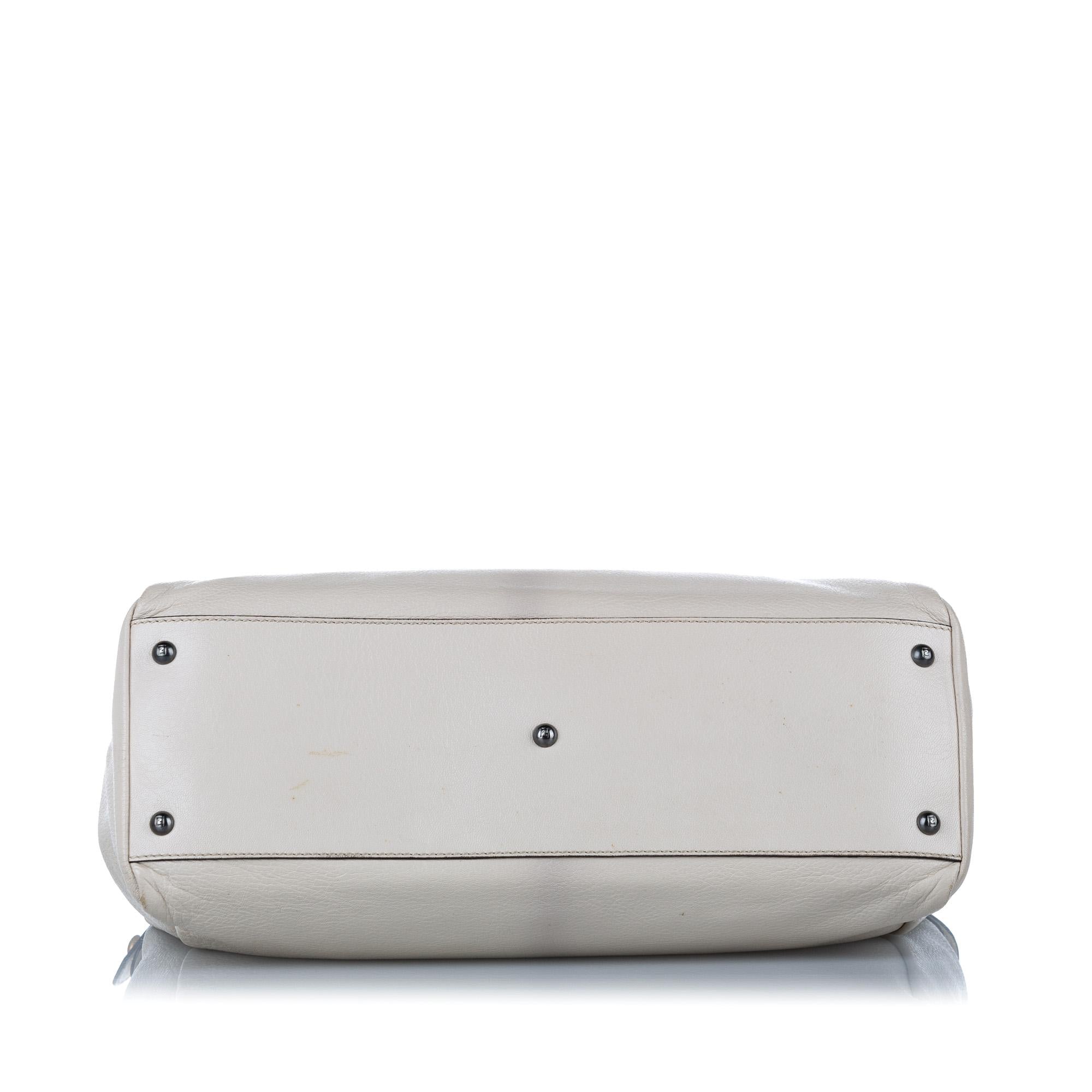 Fendi Peekaboo Leather Satchel
