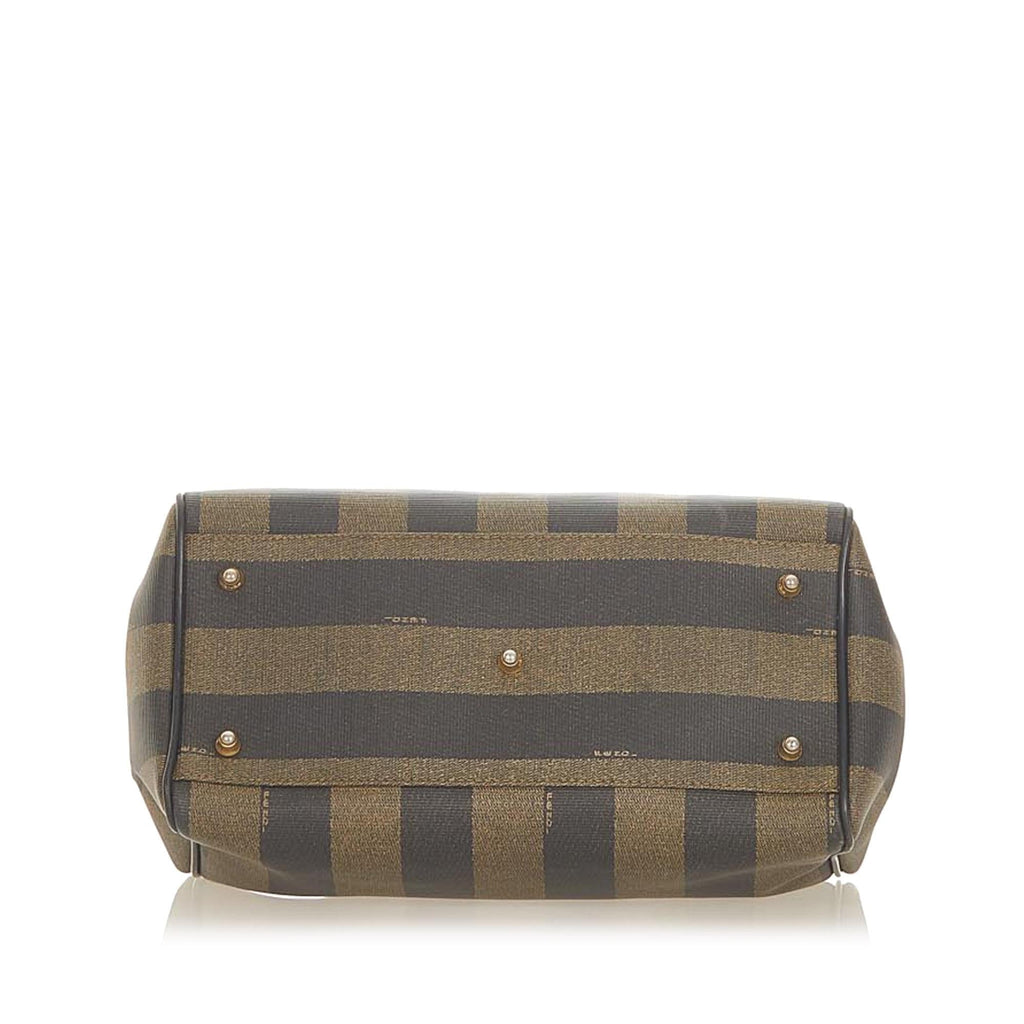 Fendi Pequin Boston Bag