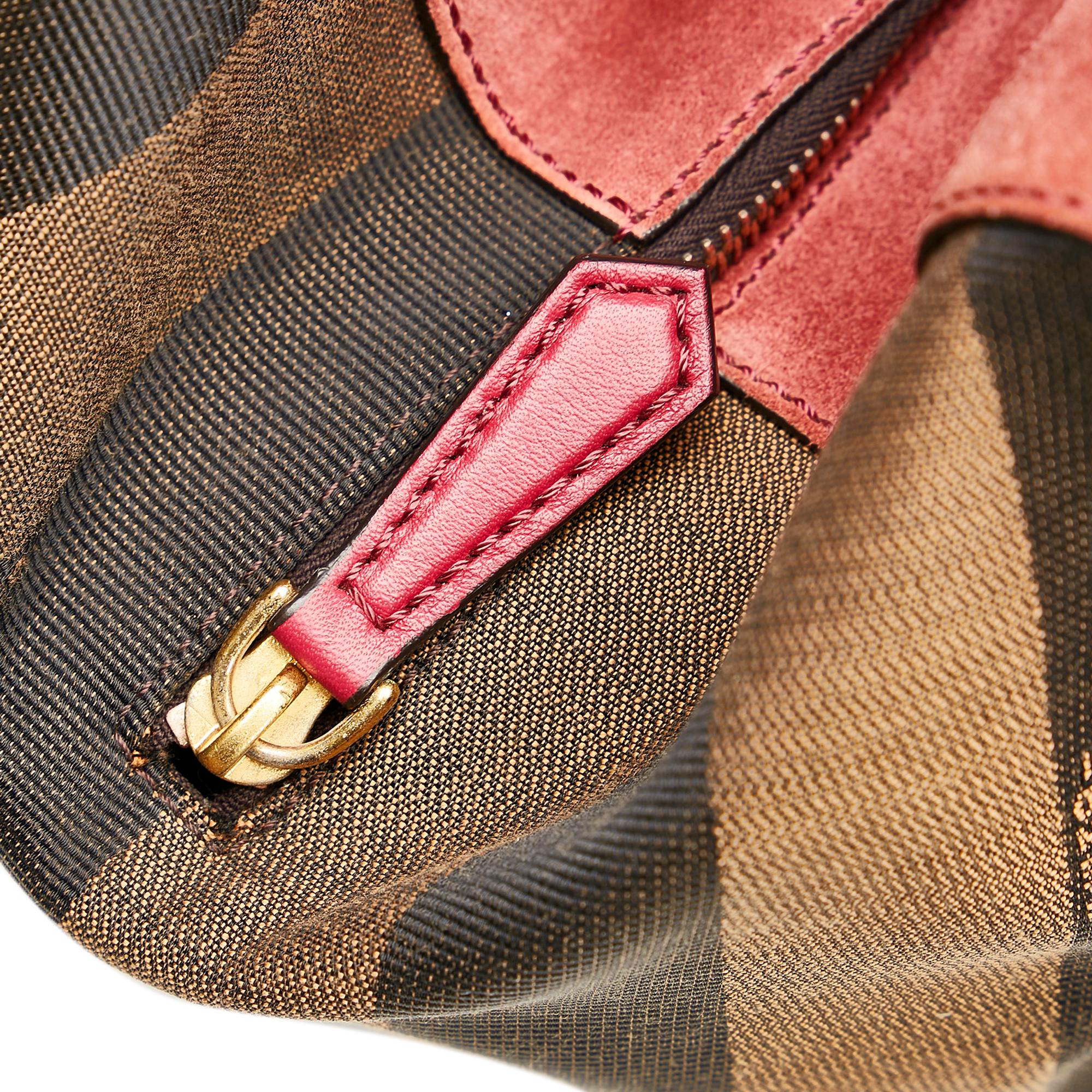 Fendi Pequin Boxy Tote