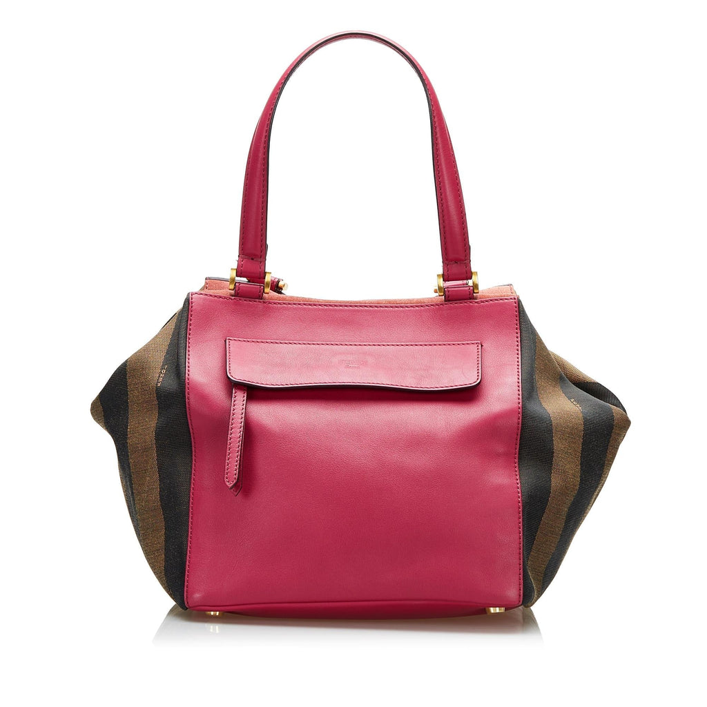 Fendi Pequin Boxy Tote