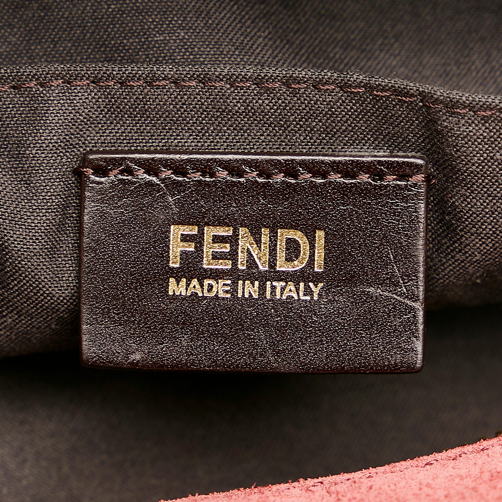 Fendi Pequin Boxy Tote