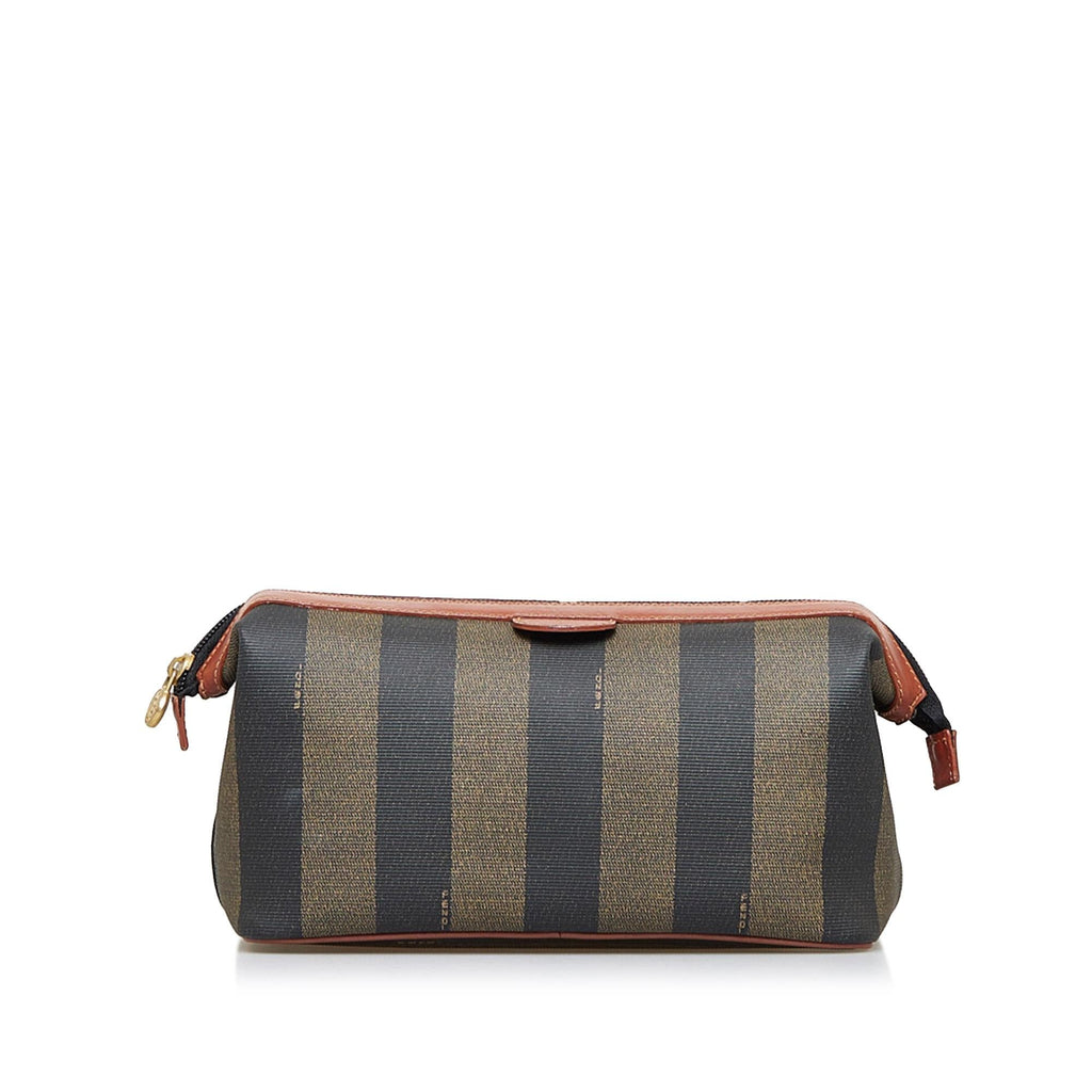 Fendi Pequin Clutch Bag