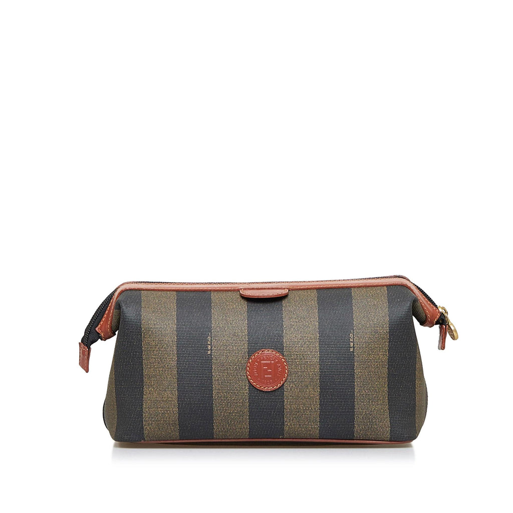 Fendi Pequin Clutch Bag