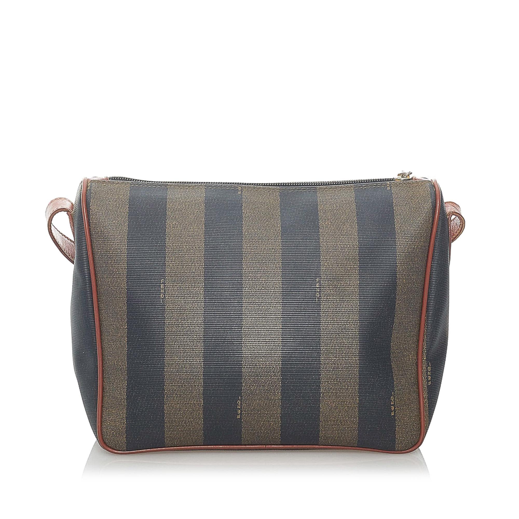 Fendi Pequin Crossbody Bag