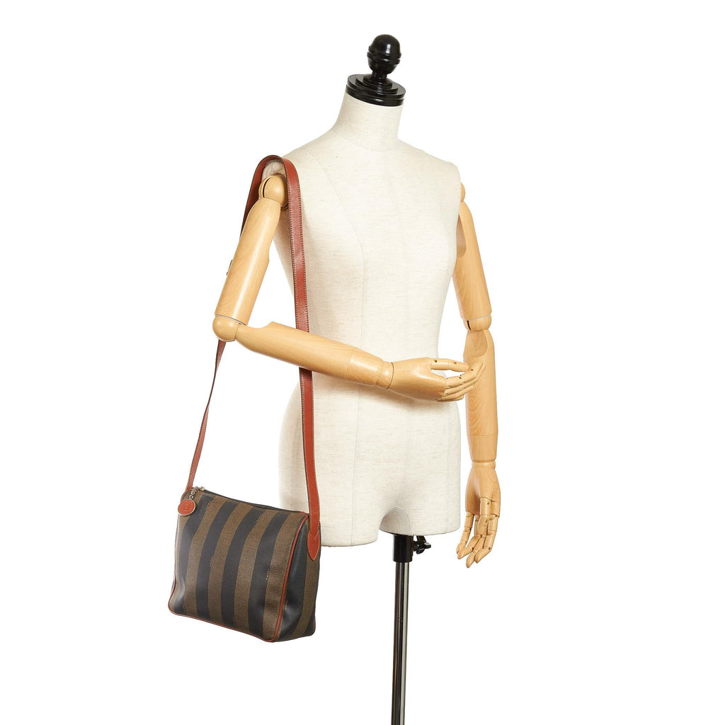Fendi Pequin Crossbody Bag