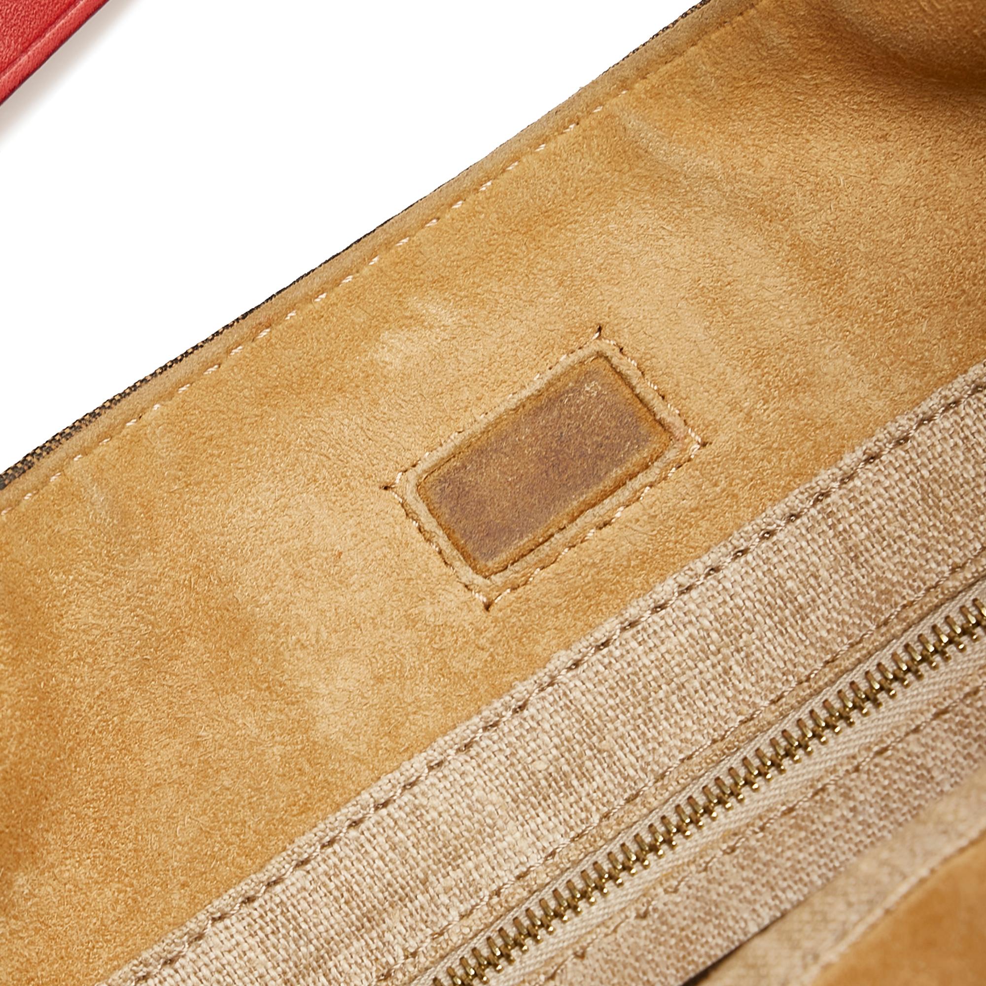 Fendi Pequin Shoulder Bag