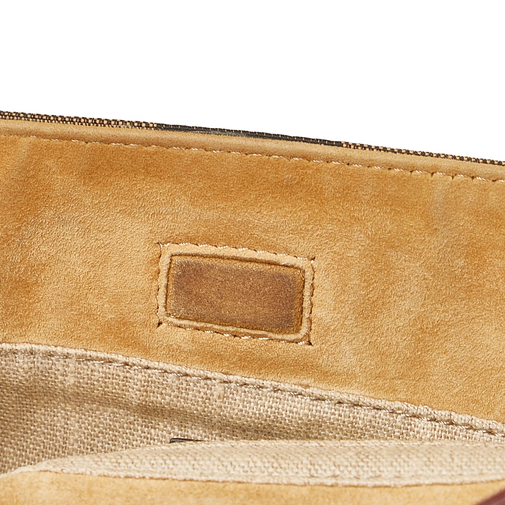 Fendi Pequin Shoulder Bag