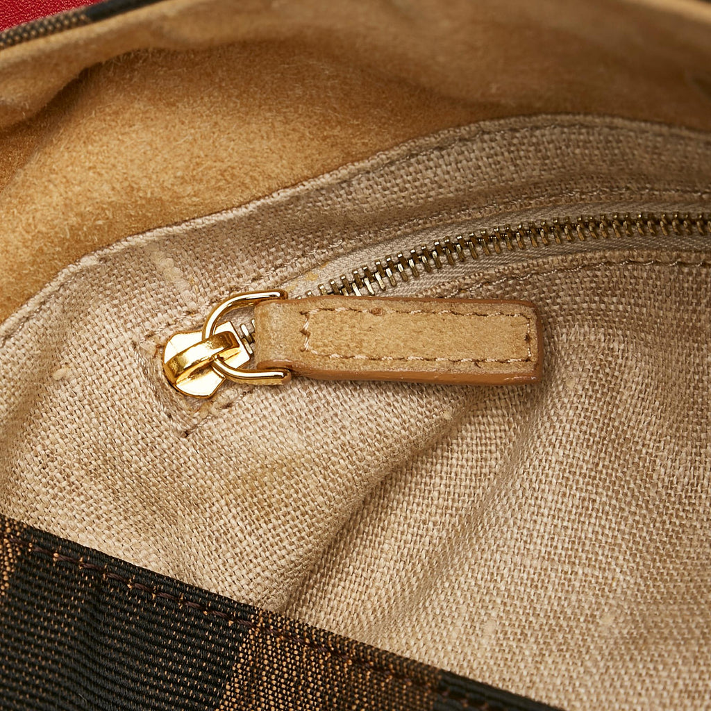 Fendi Pequin Shoulder Bag