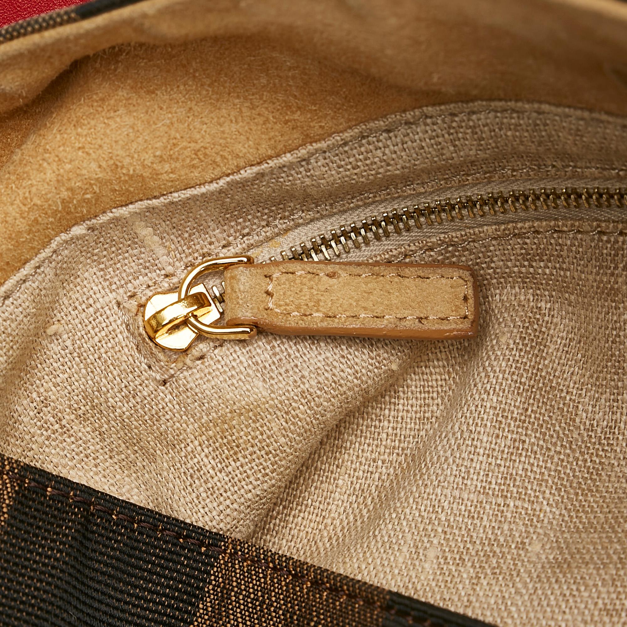 Fendi Pequin Shoulder Bag
