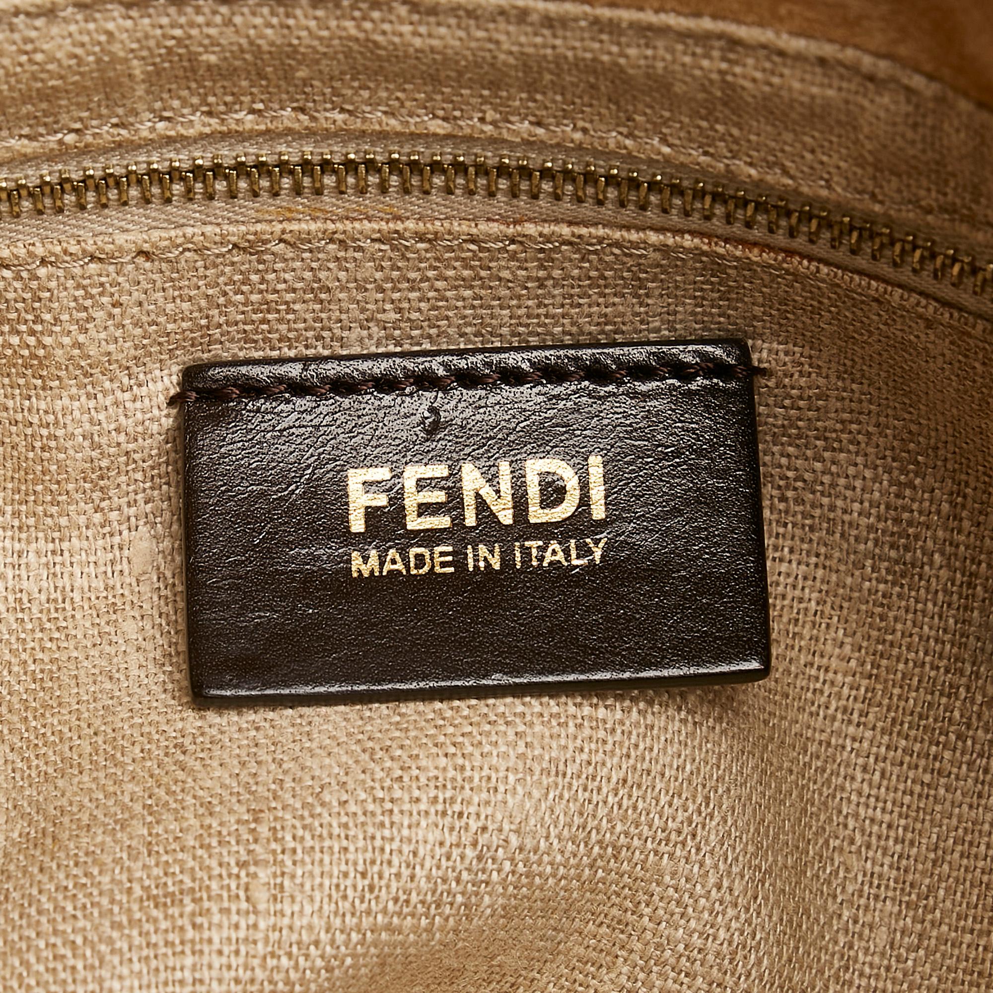 Fendi Pequin Shoulder Bag