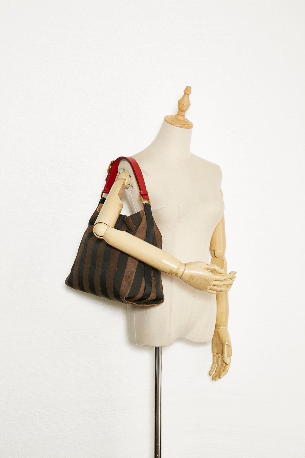 Fendi Pequin Shoulder Bag