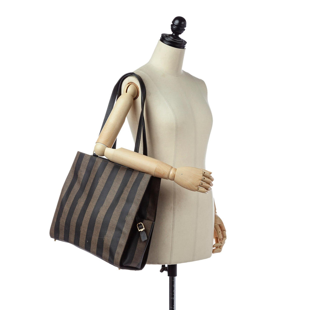 Fendi Pequin Tote Bag