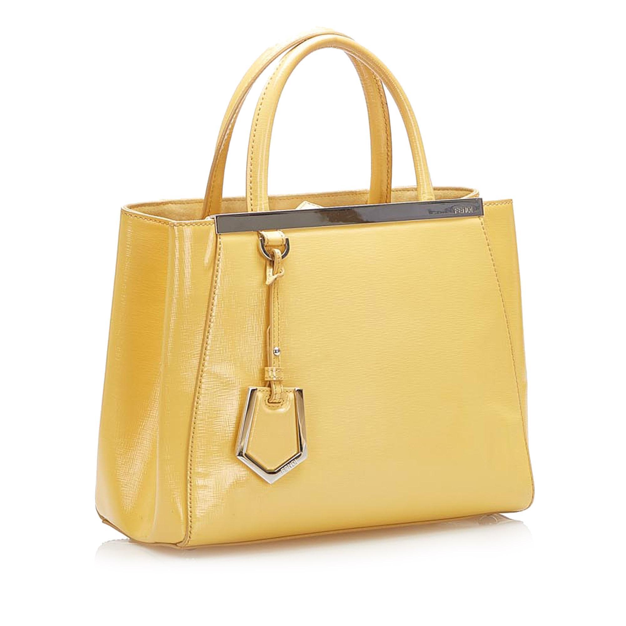 Fendi Petit 2Jours Leather Handbag (SHG-16688)