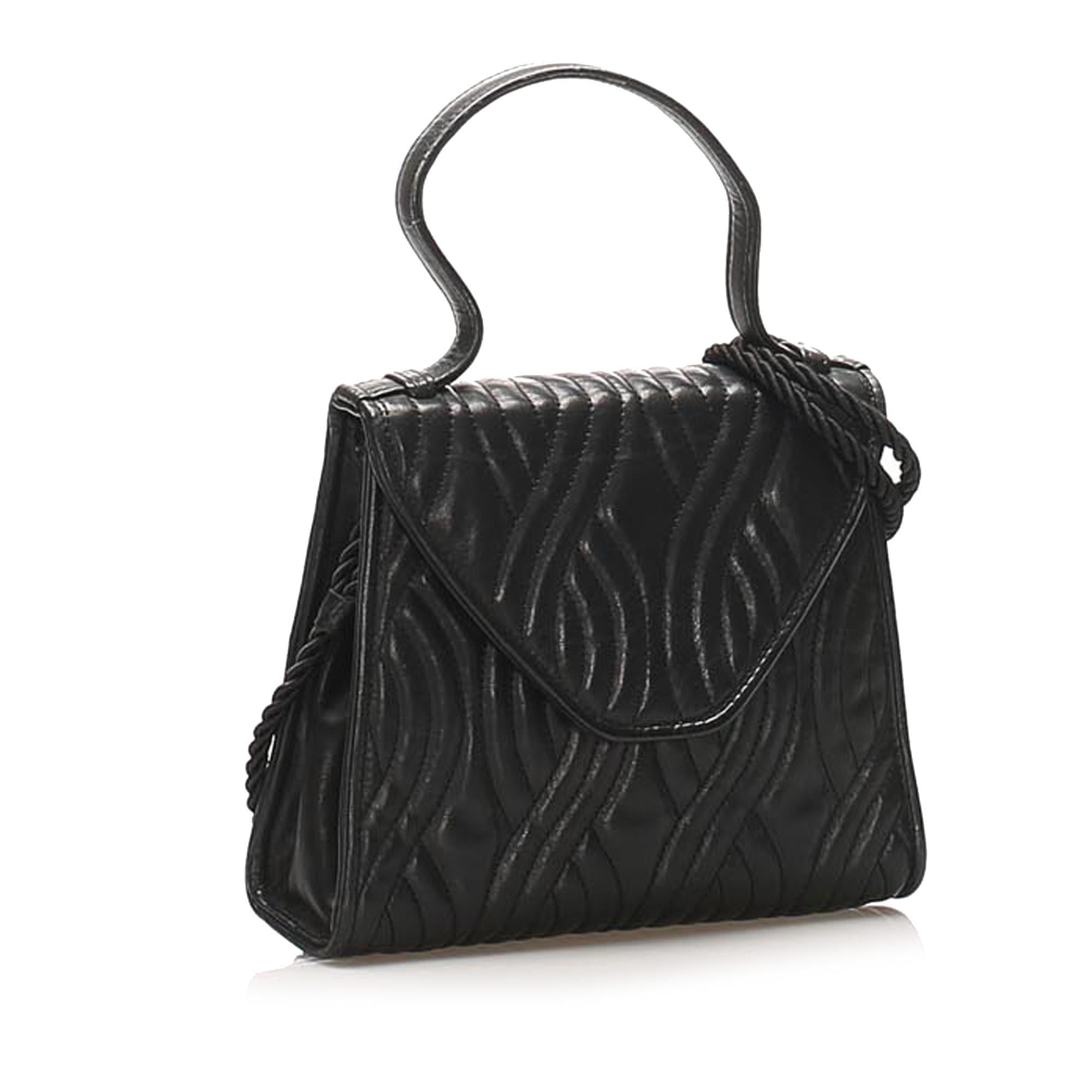 Fendi Quilted Leather Satchel (SHG-14889)