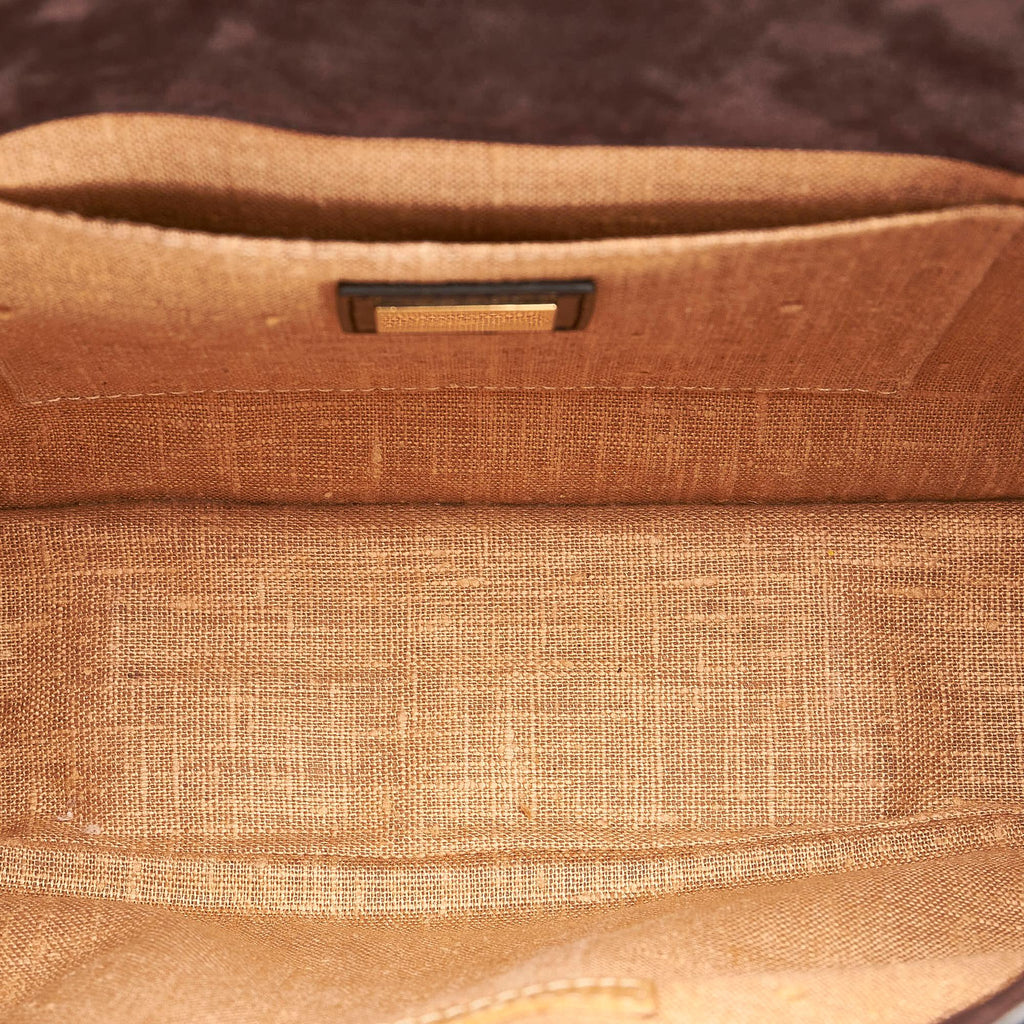 Fendi Secret Code F3 Leather Satchel