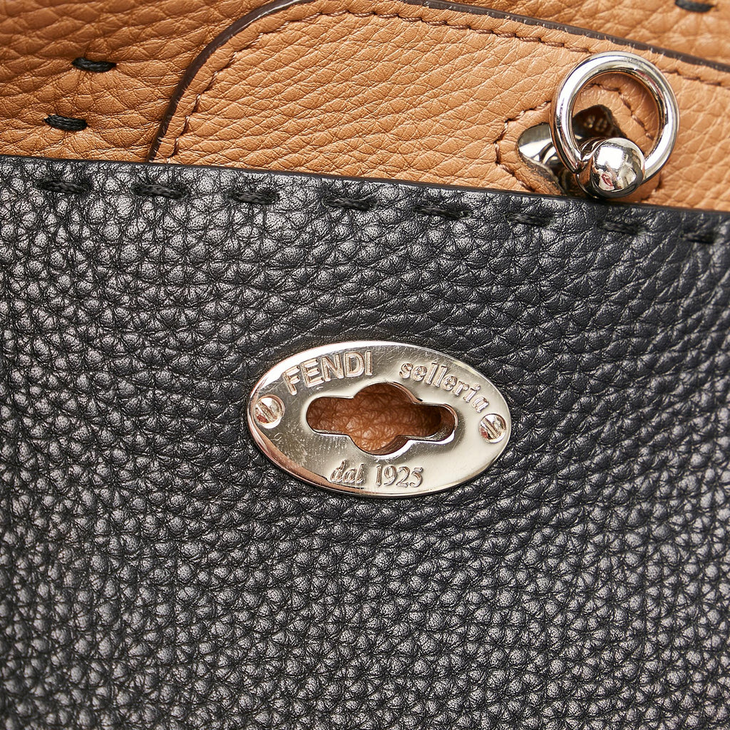 Fendi Selleria Carla Leather Tote Bag