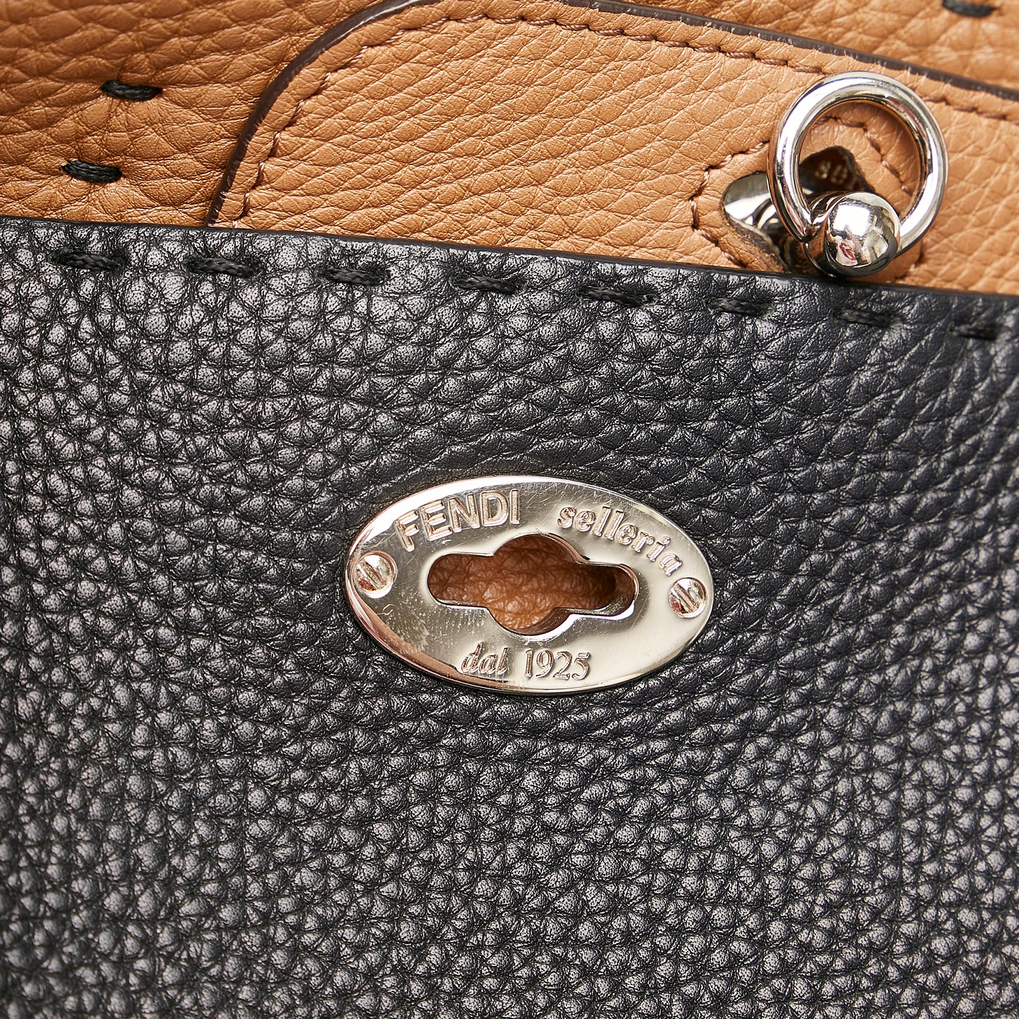 Fendi Selleria Carla Leather Tote Bag