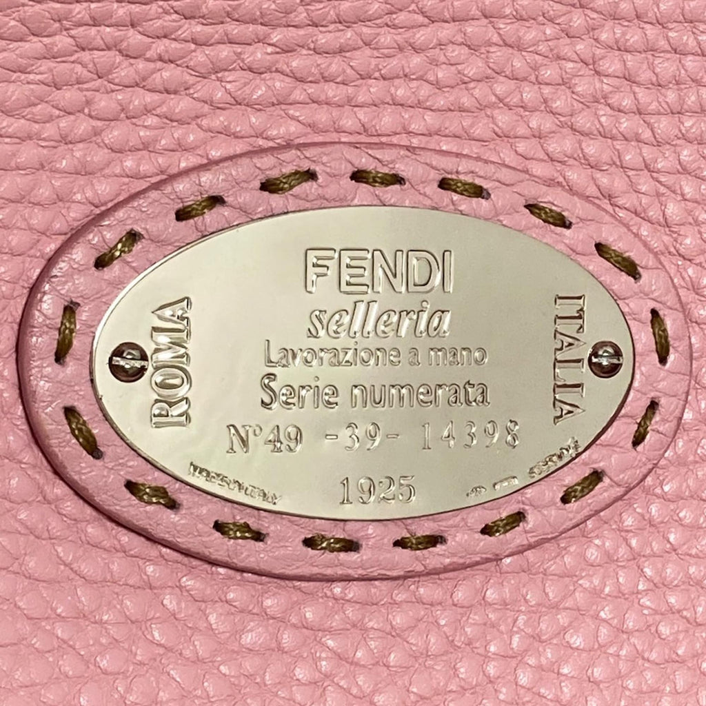 Fendi Selleria Carla Leather Tote Bag