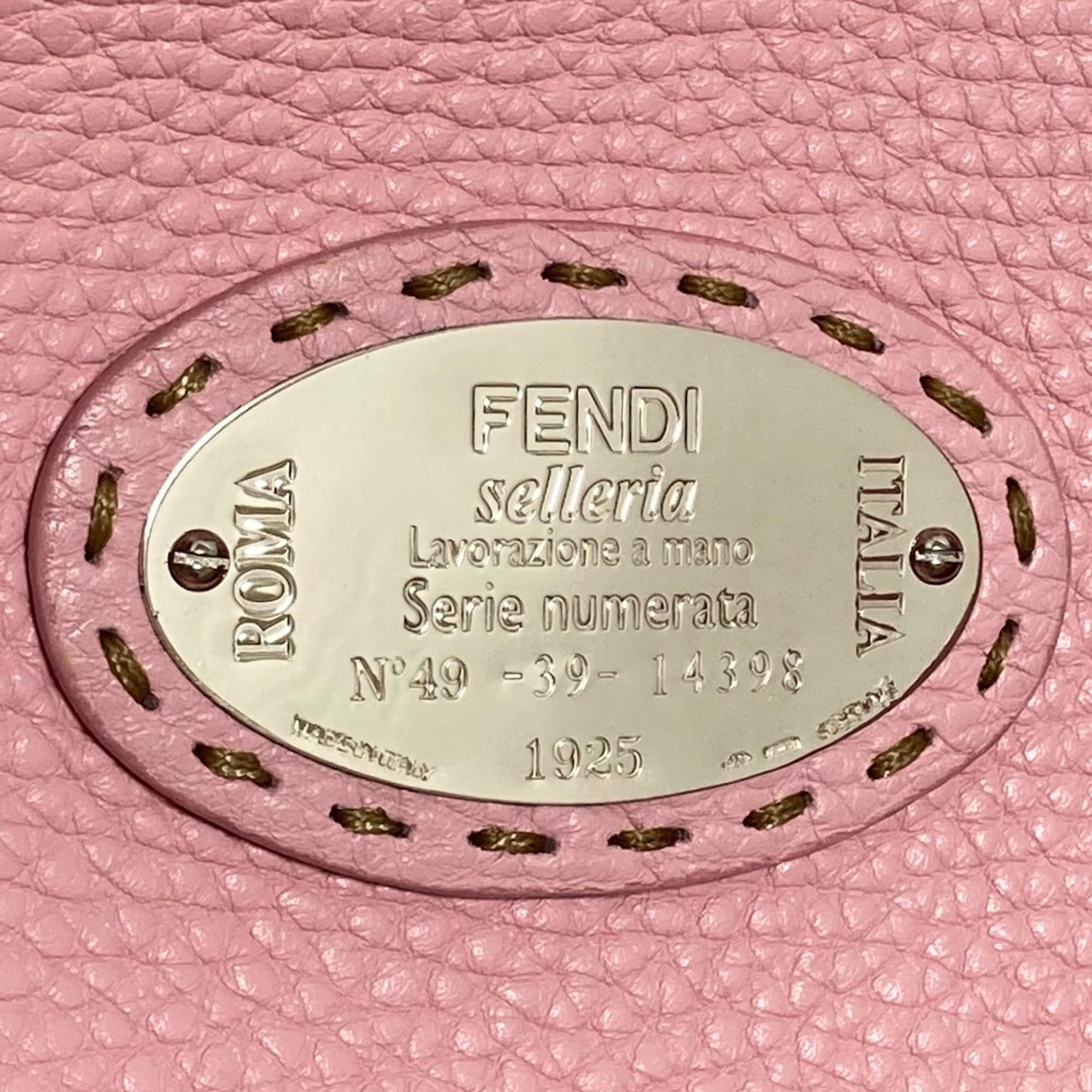 Fendi Selleria Carla Leather Tote Bag