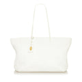 Fendi Selleria Embossed Leather Tote Bag