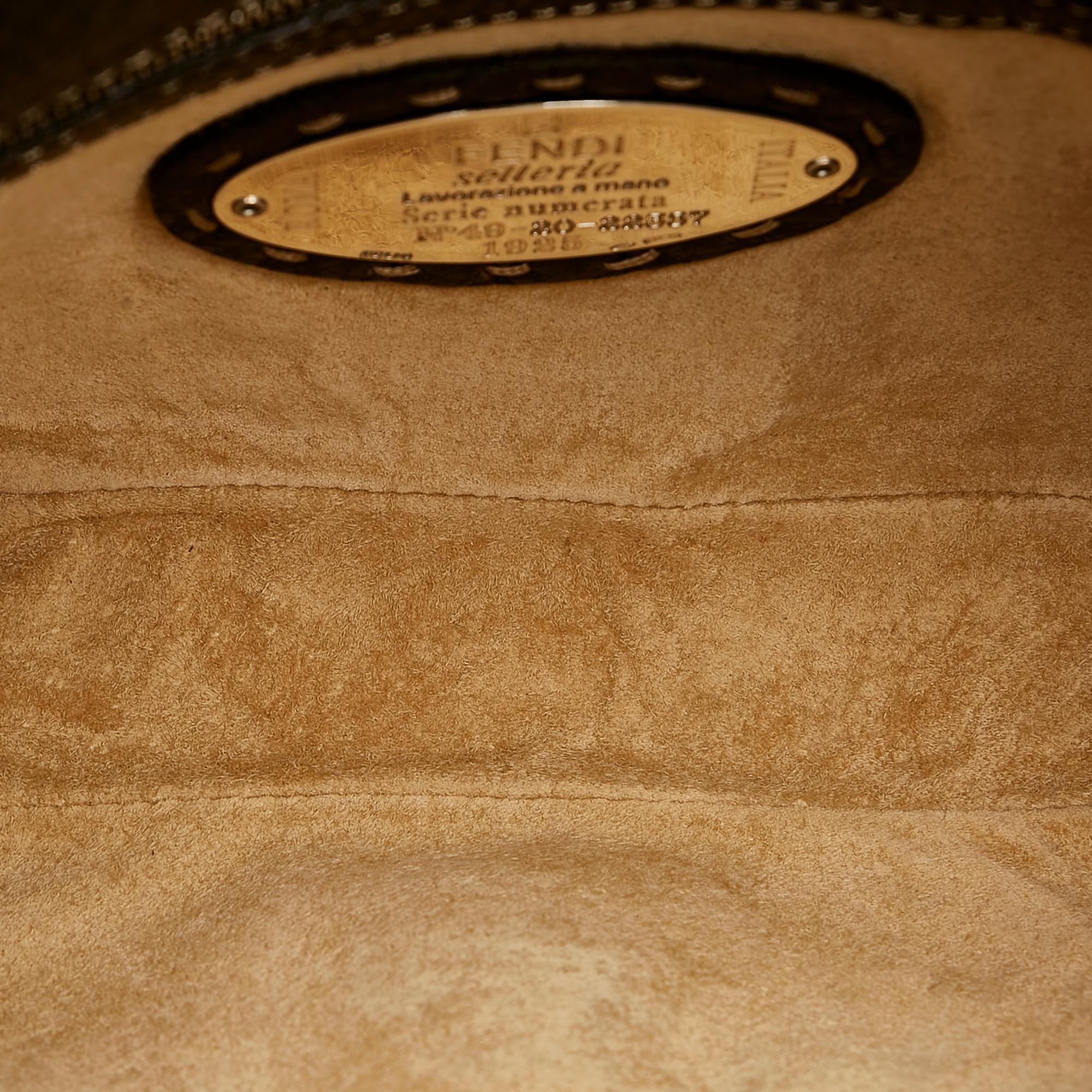 Fendi Selleria Leather Baguette