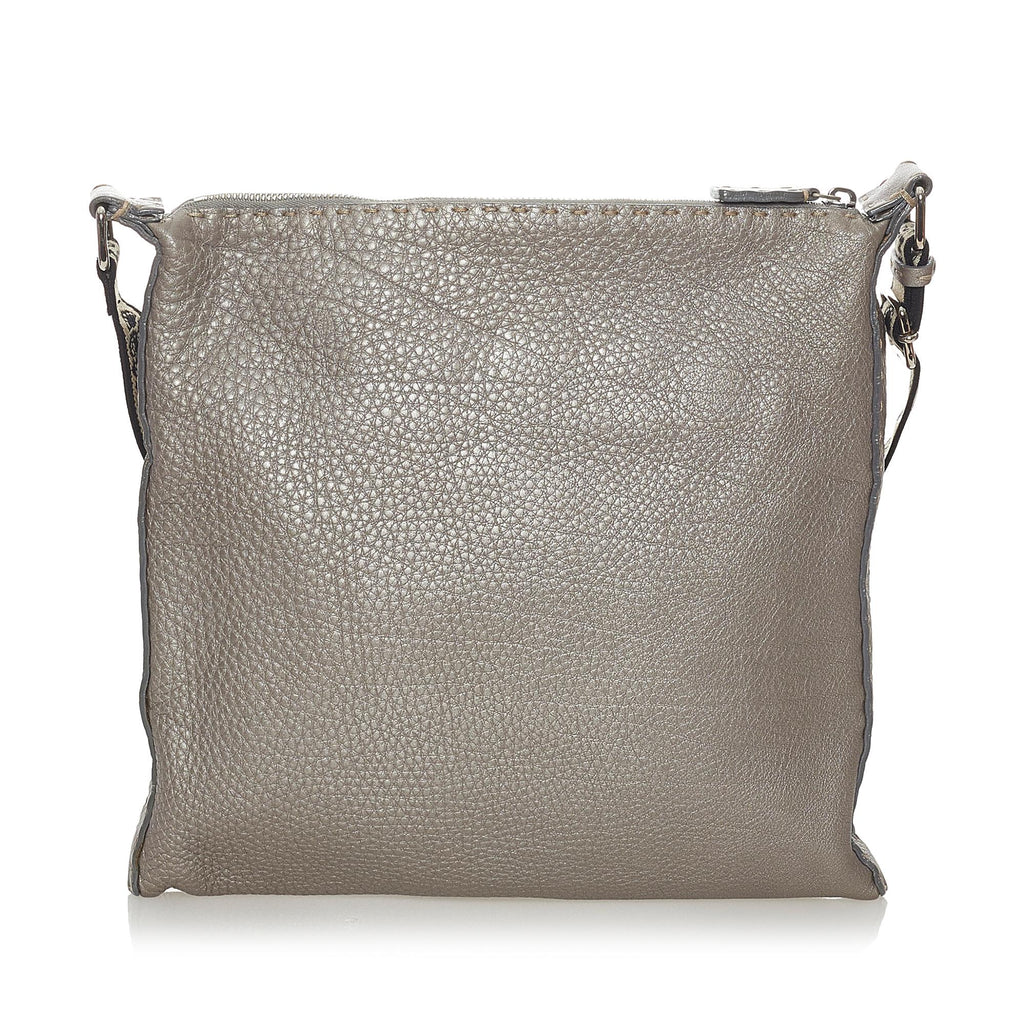 Fendi Selleria Leather Crossbody Bag