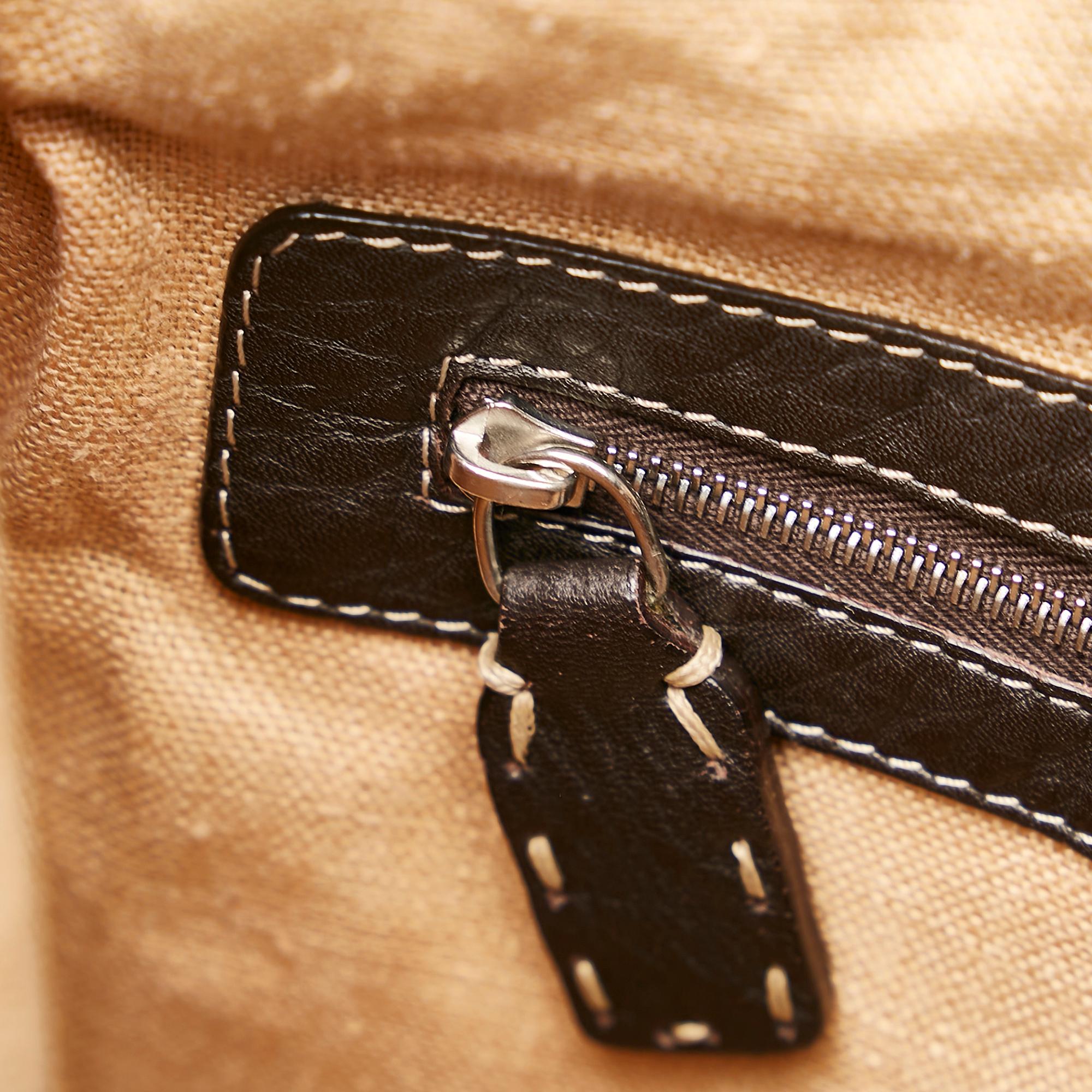 Fendi Selleria Leather Crossbody Bag